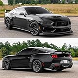 AUTRAGO Full Body Kits for 2024-2025 Mustang DH Performance, Front Bumper Lip, Rear Trunk Spoiler Wing (Gloss Black)