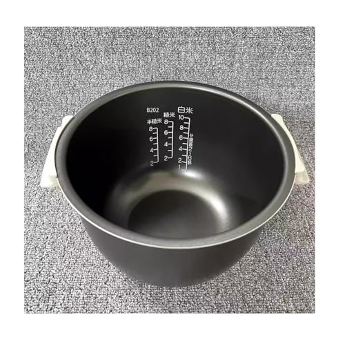 XFHDHR Rice Cooker Inner Pot Replacement, 5L, Black, Non-Stick, Easy to Clean, Compatible with Zojirushi B202