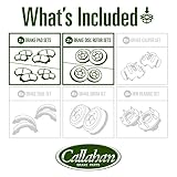 Callahan BRAKE PARTS Front and Rear Brake Kit For Q5 Audi A4 A5 Allroad Drilled and Slotted Brake Rotors and Ceramic Brake Pads