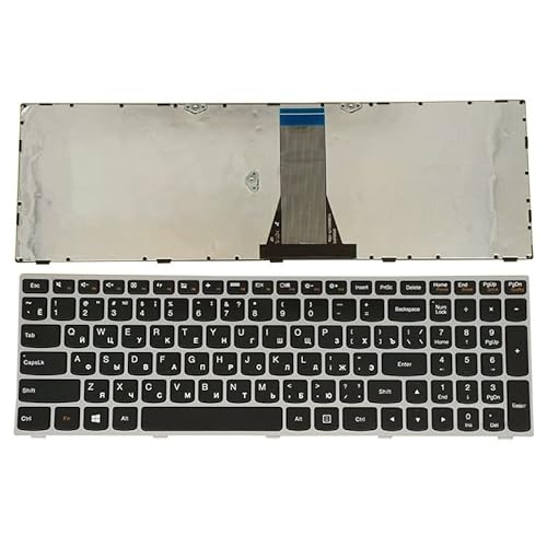 YANHAO [Laptop Keyboard] RU Laptop Keyboard for Lenovo G50-70 G50-45 B50 G50 G50-70AT G50-30 Z50 G50 Z50 B50 G50-70 B70-80 Z70-80 Layout Russian [Easy Installation] (Color : Silver)