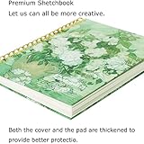 Van Gogh Mixed Media A4 Sketch Book, Spiral Bound Sketch Pad, 1 Pack 60Sheets (98lb/160gsm), Acid Free Art Sketchbook Sketching Drawing Painting Thick Paper for Kids Adults Beginners Artists