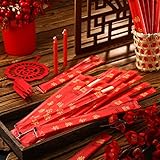 Sabary 1000 Pairs Bamboo Chopsticks Disposable Sleeved and Separated Chop Sticks Quality Chopsticks Disposable UV Treated(Joyous)