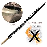 YISHARRY LI Dryer Vent Cleaner Kit Brush-2 Pack Clothes Lint Trap 30 Inch Long Flexible Pipe Refrigerator Coil Brush