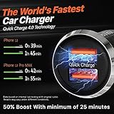 Car Charger Quick Charge 4.0 Dual USB 5A/30W Fast Car USB Charger Adapter 3A + Smart IC 2.4A - Compatible with Any iPhone/iPad/Samsung Galaxy S10 S9 S8 S7 S6 Note LG Nexus by BESTRIX (x2)