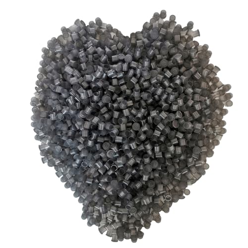 Needlehouse Black Tattoo Ink Caps for Tattooing professional Permanent Makeup Pigment Plastic Ink Cups with Base Accessories for tattoo needles Supplies (11 * 10mm 1800pcs Black)