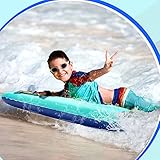 Zhanmai 3 Pcs Inflatable Surf Boards with Handles Lightweight Swimming Summer Floating Surfboard Surfing Float Board Fun Surf Boards Surfing Swimming Water Board for Kids, 3 Styles