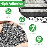 COSIMIXO 6" x 35Ft Heavy Duty Anti Slip Tape,Best 80grit Friction,Grip,Abrasive for Stairs Outdoor/Indoor,Skateboard Grip Tape Safety Non Skid Tread Staircases Anti-Slip Traction Tape Black