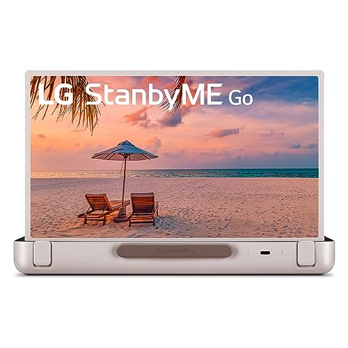 LG 27-Inch StanbyME Go Portable Smart 1080P Touch Screen (27LX5QKNA, 2023 Model) (Renewed)