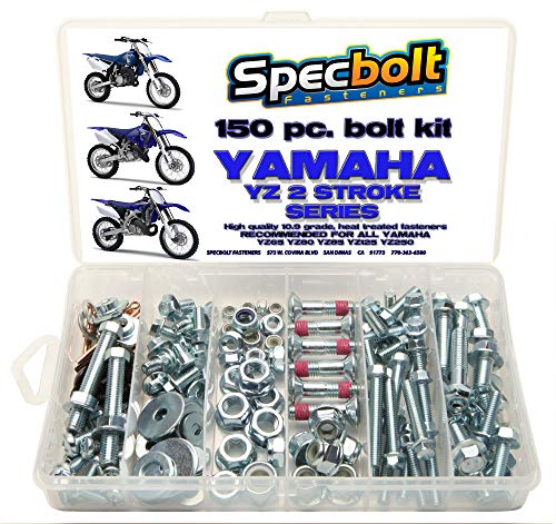 150pc Specbolt Bolt Kit Fits: Yamaha YZ 80 85 125 250. for Maintenance Upkeep and Partial Restoration. YZ80 YZ85 YZ125 YZ250