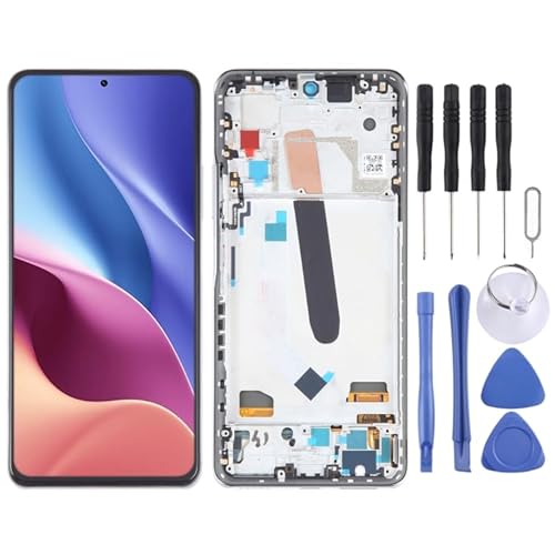 MPXPOTTHW Cell Phone Replacement OLED LCD Screen for Xiaomi Mi 11i Digitizer Full Assembly with Frame Spare Parts