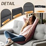 Mymyth Heated Seat Cushion for Office Chair - Thick and Soft Warm Seat Cover in Winter- Easy Controller to Relieve Fatigue and Reduce Stress - Comfortable Heating Pad with Power Adapter for Home Etc.