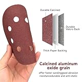 POTUINOM 165 PCS 5 Inch Sanding Discs,Round Hook and Loop Sandpaper for Random Orbital Sander 40 60 80 120 150 240 320 400 600 Grit