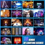 GVM RGB LED Video Lighting Kit, 800D Studio Video Lights with Panel, APP Control for YouTube Photography Lighting, , 3200K-5600K, 8 Kinds of The Scene Lights, 3 Packs