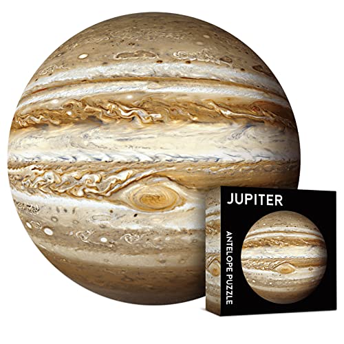 Antelope - 1000 Piece Puzzle for Adults, Jupiter Jigsaw Puzzles 1000 Pieces, Space Puzzle, Planet Round Puzzle,Circle Puzzle, Solar System Puzzle, High Resolution, Matte Finish, No Dust Puzzle