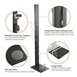 Mount Plus MP-HAB2 Premier Aluminum Storage Stand Dock Dockings Station Made for Dyson V15 V12 V11 V10 V8 V7 V6 Cordless Stick Vacuum Cleaner, Stable Metal Storage Bracket Organizer Rack