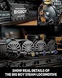 Nifeliz Big Boy Locomotive, Articulated Steam Locomotive Building Block Set, Legendary Steam Train Display Kit for Gift Giving (1,818 Pieces)