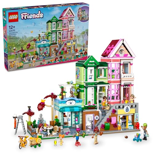 LEGO Friends Heartlake City Apartments and Stores Dollhouse - Toy Building Set for Kids, Girls and Boys, Ages 12+ - Gift Ideas for Birthday - with 7 Minidolls, a Micro-Doll, and More - 42670