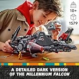 LEGO Star Wars The Dark Falcon Buildable Starship, Star Wars Toy Vehicle Set for Boys and Girls, Collectible Millenium Falcon Toy with 6 Star Wars Minifigures, Birthday Gift for Kids or Any Fan, 75389