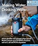 Katadyn Hiker Pro Hand Pump Water Filter for Backpacking, Camping, Emergency Survival