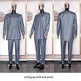 HD Grey Agbada for Men African Traditional Clothing Set Nigerian Man Embroidery Boubou Wedding Attire 3 Pieces Outfit 4XL