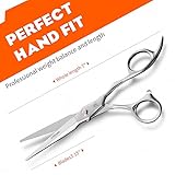 Sirabe HIGH-END Professional Hair Scissors Shears, Ultra Sharp Blades for Precise Cutting, Hair Cutting Scissors Barber Shears Haircut Scissors, Made of 440C Stainless Steel for Salon Hairdressing