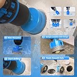 Diamond Core Drill Bits Set - ZNXIMER Porcelain Tile Hole Saw Kit for Ceramic, Granite, Marble and More Drilling - 11pcs Diamond Hole Saw Kit (6/8/10/20/25/28/32/35/45/50/65MM)