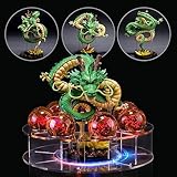 TFirsgad Model Set Includes a Dragon Sculpture, 1.7 in Crystal Ball, LED Base and a Gift Box. Home Decoration and is Also a Suitable Gift for Halloween and Christmas.