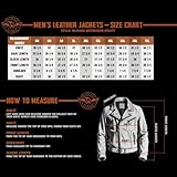 Milwaukee Leather MLM1508 Men's Distressed Brown Premium Leather Motorcycle Rider Jacket - Large