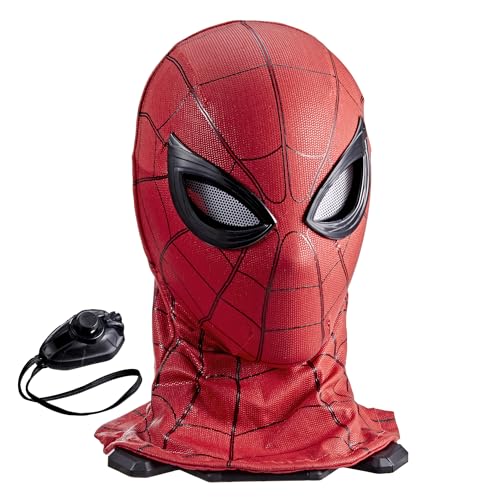SPIDER-MAN Marvel Legends Series Homecoming Electronic Expressive Mask, Premium Interactive Roleplay Gear for Adults