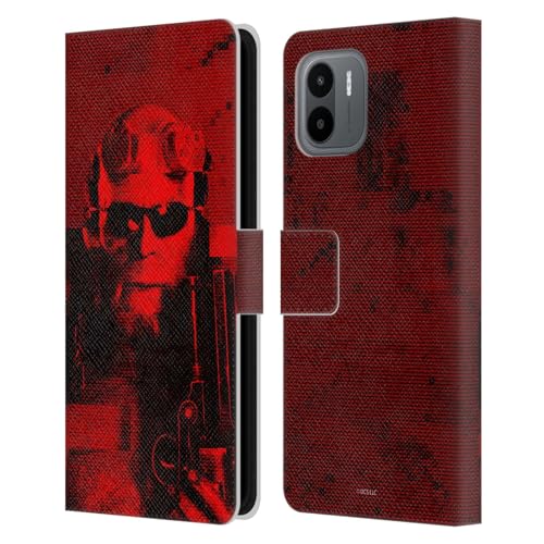 Head Case Designs Officially Licensed Hellboy II Portrait Sunglasses Graphics Leather Book Wallet Case Cover Compatible with Xiaomi Redmi A2