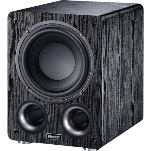 Magnat Alpha RS Active Subwoofer, Black - 8"