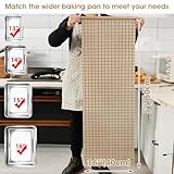 Silicone Baking Mat Roll 16IN*5FT Free Cutting, Non-Slip Pastry Mat, Non-Stick Reusable Air Fryer Liner, Oven Liners, Counter Mat, Freeze Dryer Mat, Easily Cut to Size Fit All Ovens Pans Tins Dishes