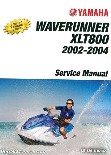LIT-18616-02-37 2002-2004 Yamaha XLT800 Waverunner Watercraft Workshop Service Manual