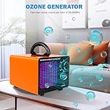 Ozone Generator 80,000mg/h, Ozone Machine Odor Removal Ozone Odor Eliminator Ozonator Air Ionizer Deodorizer for Home/Car/Smoke/Pet Odor