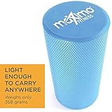 Maximo Fitness Foam Roller - 18" x 6" High Density Exercise Roller for Trigger Point Self Massage, Muscle and Back Roller for Fitness, Physical Therapy, Yoga and Pilates, Gym Equipment, Blue