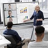 Vibe S1 4K UHD Smart Board, 55 Inch Digital Whiteboard for Office and Classroom, Electronic Presentation Meeting Device for Hybrid Work, Interative Touchscreen Display, Chrome OS and 250+ Free Apps