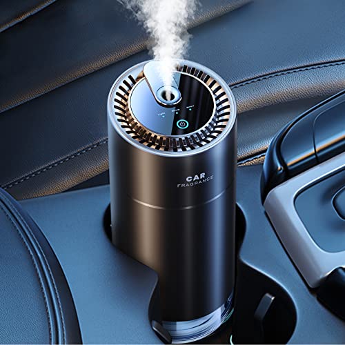 Ceeniu Smart Car Air Fresheners, Sweet Vanilla Scent, A New Smell Experience by Atomization, Each Bottle Perfume Lasts 4 Months, Adjustable Concentration, Auto On/Off, Built-in Battery