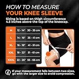 Incrediwear Knee Sleeve – Knee Braces for Knee Pain, Joint Pain Relief, Swelling, Inflammation Relief, and Circulation, Knee Support for Women and Men, Fits 18”-22” Above Kneecap (Grey, Large)