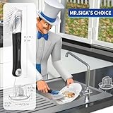 MR.SIGA Soap Dispensing Dish Brush Storage Set, Kitchen Brush with Holder for Pot Pan Sink Cleaning