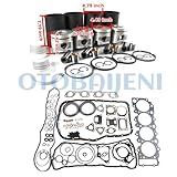 Otobaijeni 4HL1 Engine Overhaul Rebuild Kit with 16 Valve Kit for Isuzu 4HL1 Engine NPR-HD NQR NRR Truck Engine Rebuild Repair Aftermarket Parts