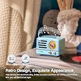 Muzen Portable Bluetooth Speaker, OTR Metal Retro Small Wireless Speaker, FM Radio with Antenna AUX, 10h+ Long Playtime, High Fidelity Stereo Audio with Suitcase, Room Office Decor, Festival Gift