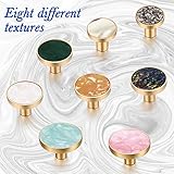 Hotop 12 Sets Decorative Wall Hooks Gold Coat Hooks Towel Hooks Gold Knobs for Dresser Drawers Shell Nordic Minimalist Shell Drawer Knobs Cabinet Knobs, Morden Integrated Decor and Storage