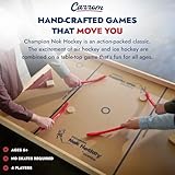 Carrom Champion Nok Hockey Game (Large) — Wooden Board Games for Adults & Children — Indoor and Outdoor Games for Family — Sports Board Games