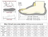 Home Slippers for men, Men's Soft Slippers, Massage Memory foam Winter Indoor slippers, Adult Male slippers leather Household Shoes Size 45-49 13 Coffee