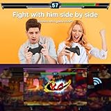 Retro Game Console,Retro Game Stick with 20,000+ Games,4k Hdmi Output Game Stick,TV-Connectable Game Stick,Plug and Retro Play Video Games for Tv,Wireless Game Stick(Black 64GB)