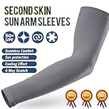 GOUNOD Sun Protection Cooling Arm Sleeves with Thumb Holes - Gardening Outdoors Sports Workouts Sunscreen Arm Sleeves