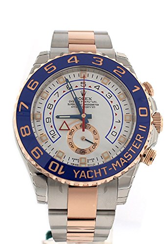 Rolex Yacht-Master Ii 44mm Rose Gold and Steel Watch 116681