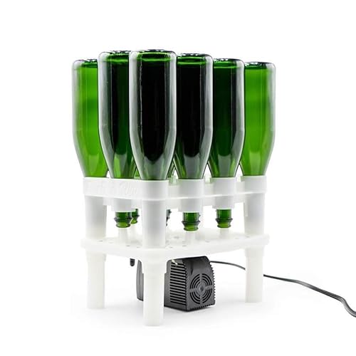 FastWasher 12 Beer Bottle Washer and Wine Bottle Cleaner | BOTTLES & RACKS NOT INCLUDED | General Purpose Rinser | Cleaner and Sanitizer System, Easy to Assemble