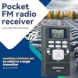 Retekess PR13 Portable FM Receiver, Mini FM Radio DSP with 24 Hour Clock for Drive-in Church, Teaching, Simultaneous Translation, Meeting, Tour Guide, Correctional Center(Pack of 10)