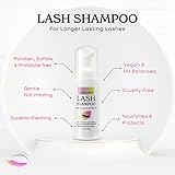 Lasting Lashes Lash Extension Care Kit | Lash Cleaning Kit | Lash Extension Supplies | Lash Shampoo Kit | Eyelash Sleeping Mask for Extensions | Lash Fan | Lash Bath Kit | Eyelash Shampoo